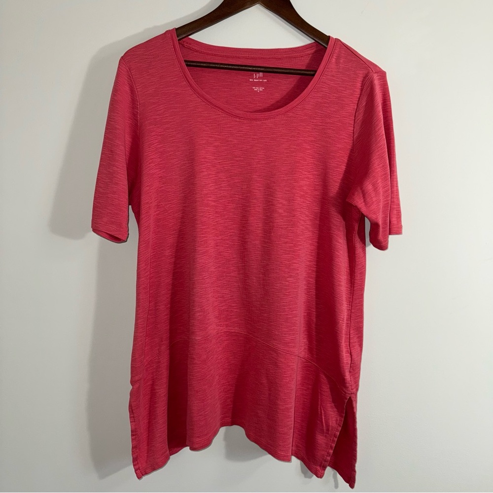 J. Jill Vibrant Pink Short Sleeve Tee